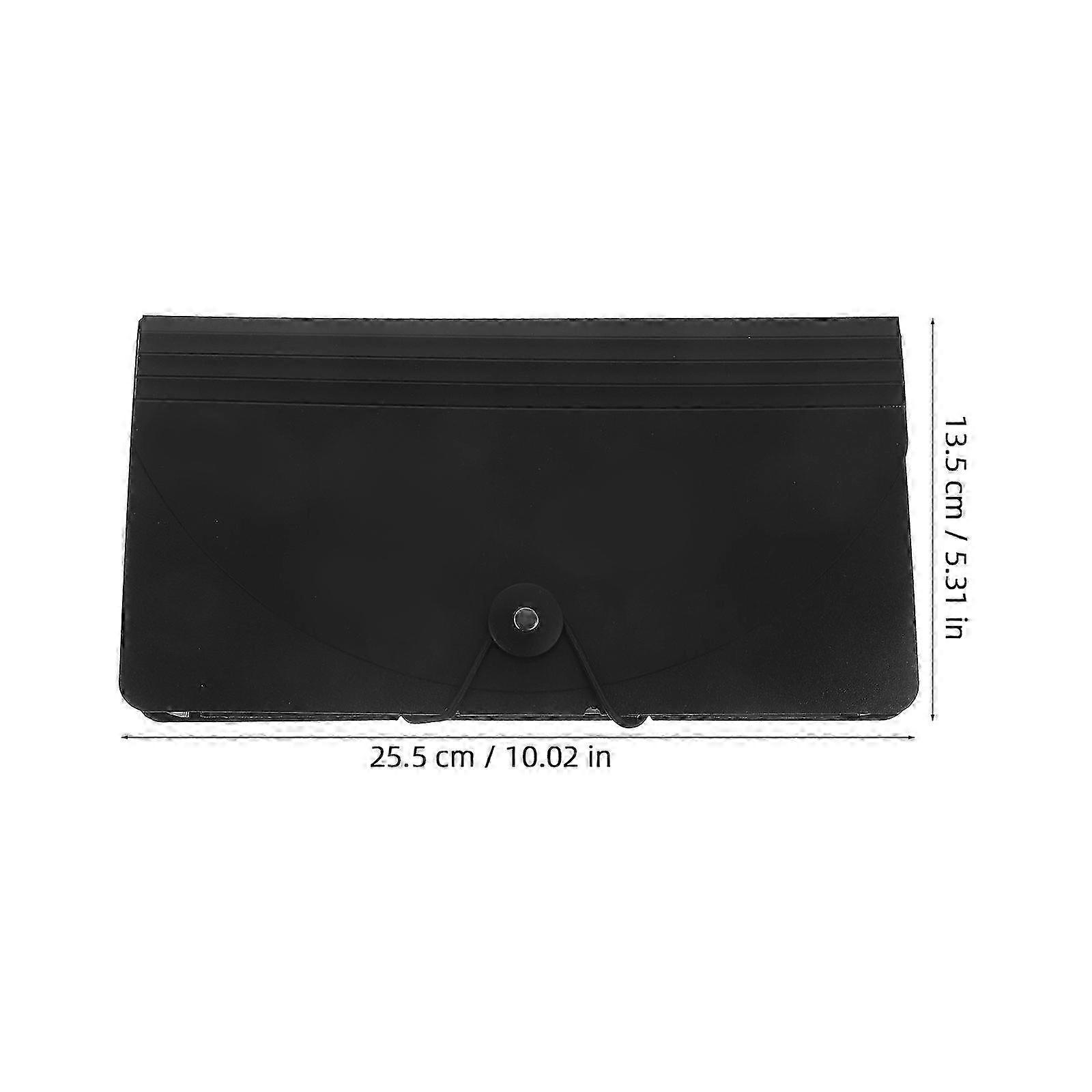 8-Layer Document Bag Office File Folder Multi-Function B6 Pockets File Organizer