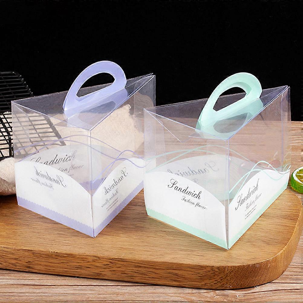 Egg Cake Box for Storage Use 12Pcs Plastic DIY Cake Case Packaging
