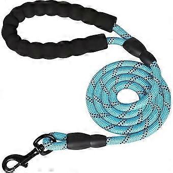 Hundesele og bånd i nylon, egnet for mellomstore hunder, for kjæledyrtrening, løpesikkerhet og fjellklatring, 1,5 m x 1,2 cm