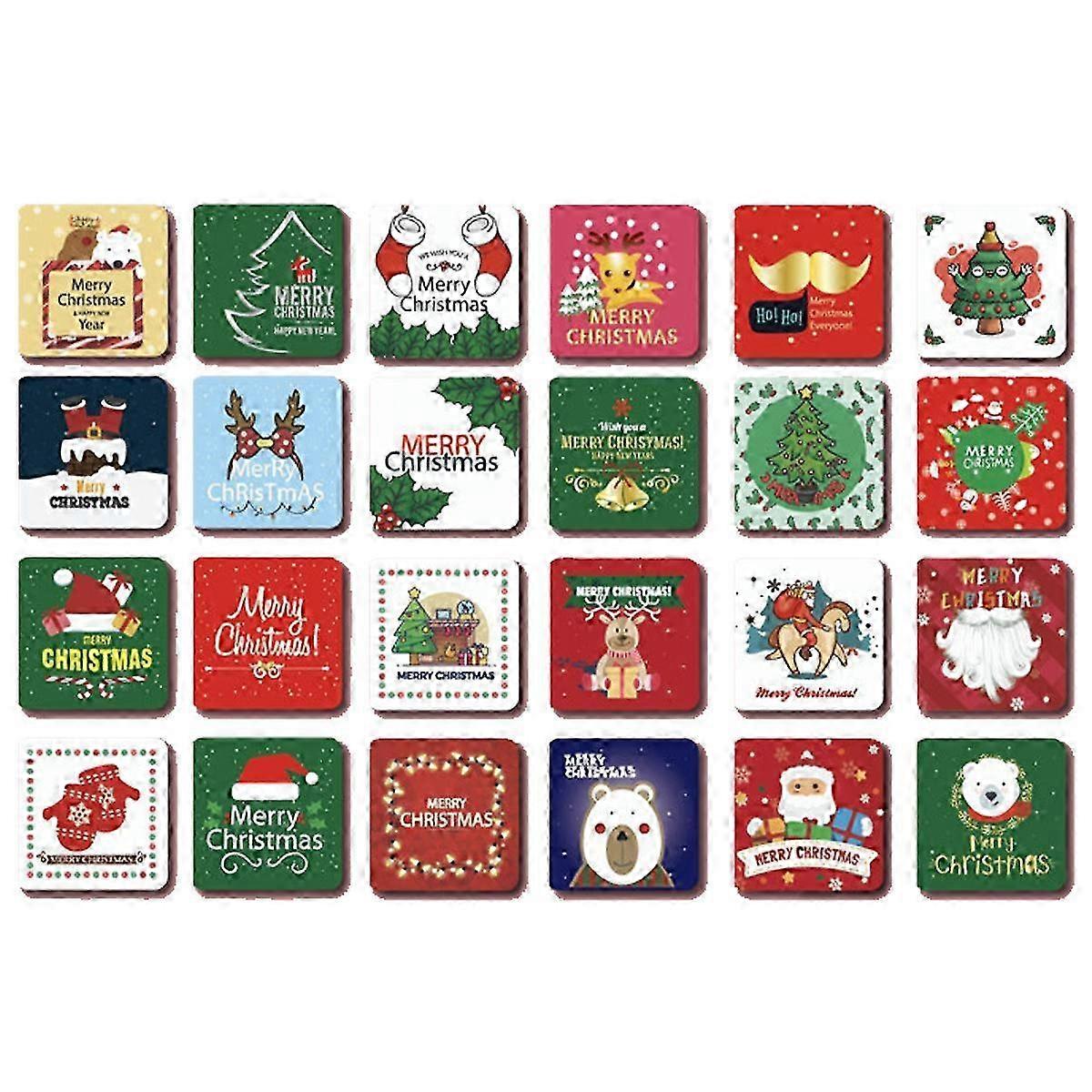 Mini Notecards Set 24 Pcs 8.5cm