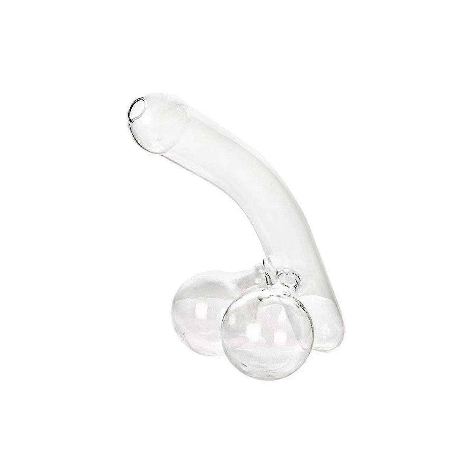 Handmade Glass Decanter Unique Shape