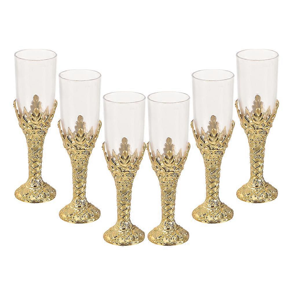 Goblets Party Cups for Serving Drinks 30Pcs Multi-Color Reusable