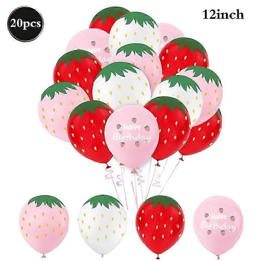 Giant Freestanding Strawberry Balloon