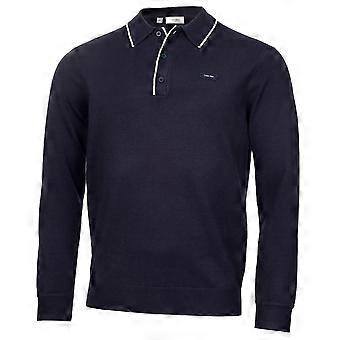 Calvin Klein Mens Riviera Soft Touch Knitted Layering Golf Sweater