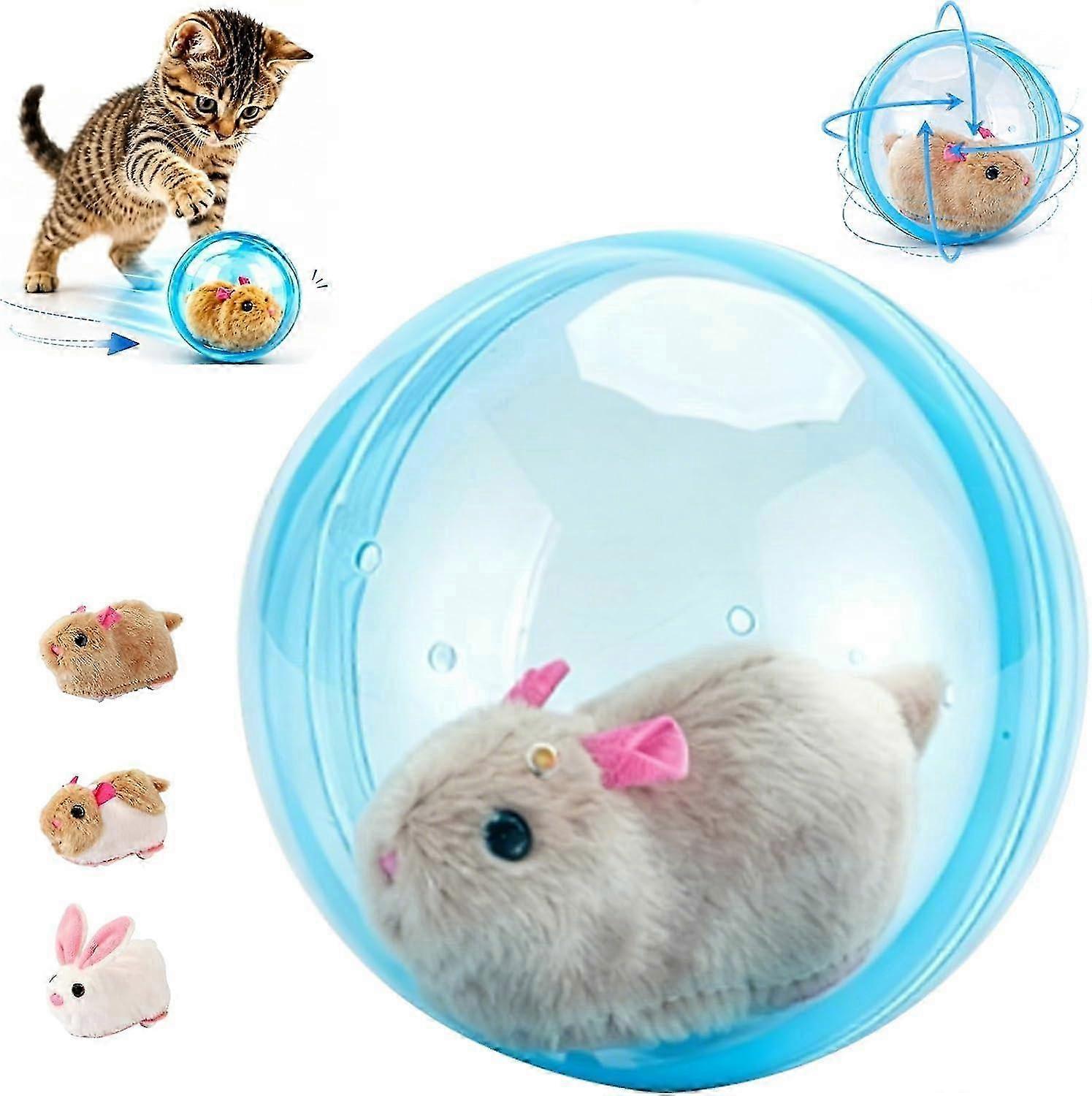 Self-Rolling Interactive Cat Ball