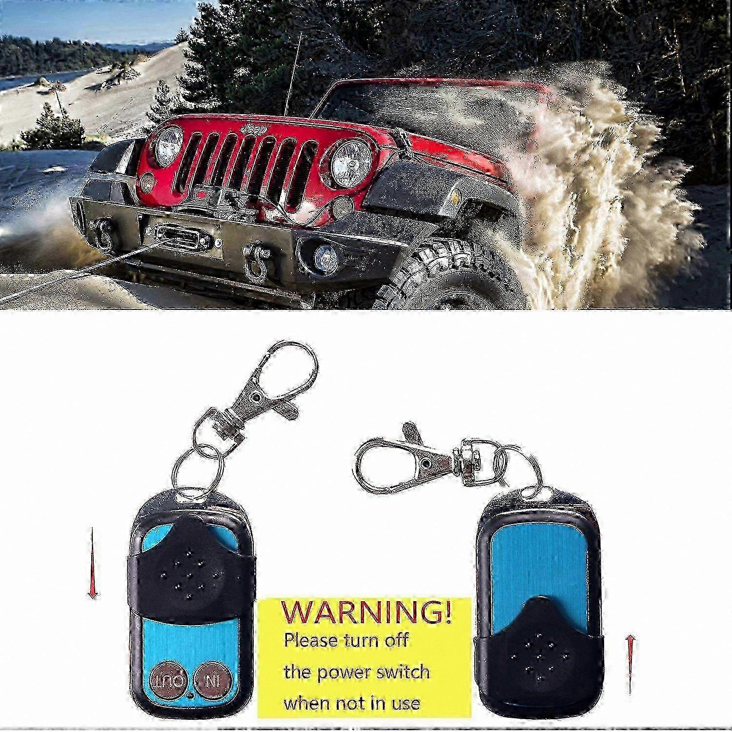 50ft 12V Winch Remote Kit Dual Control