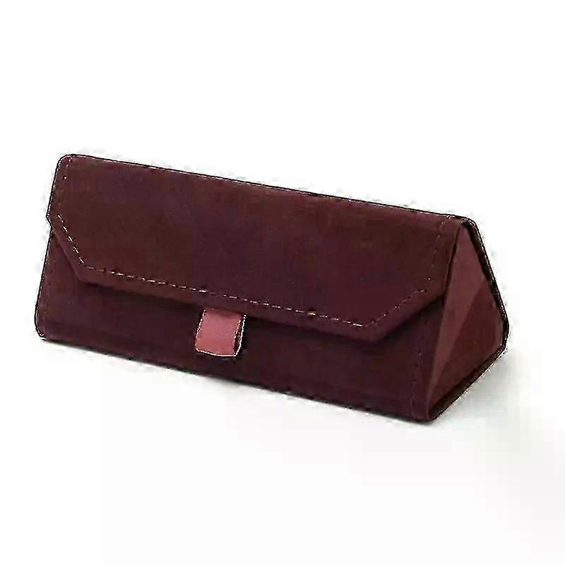 Triangle Fold Velvet Glasses Box