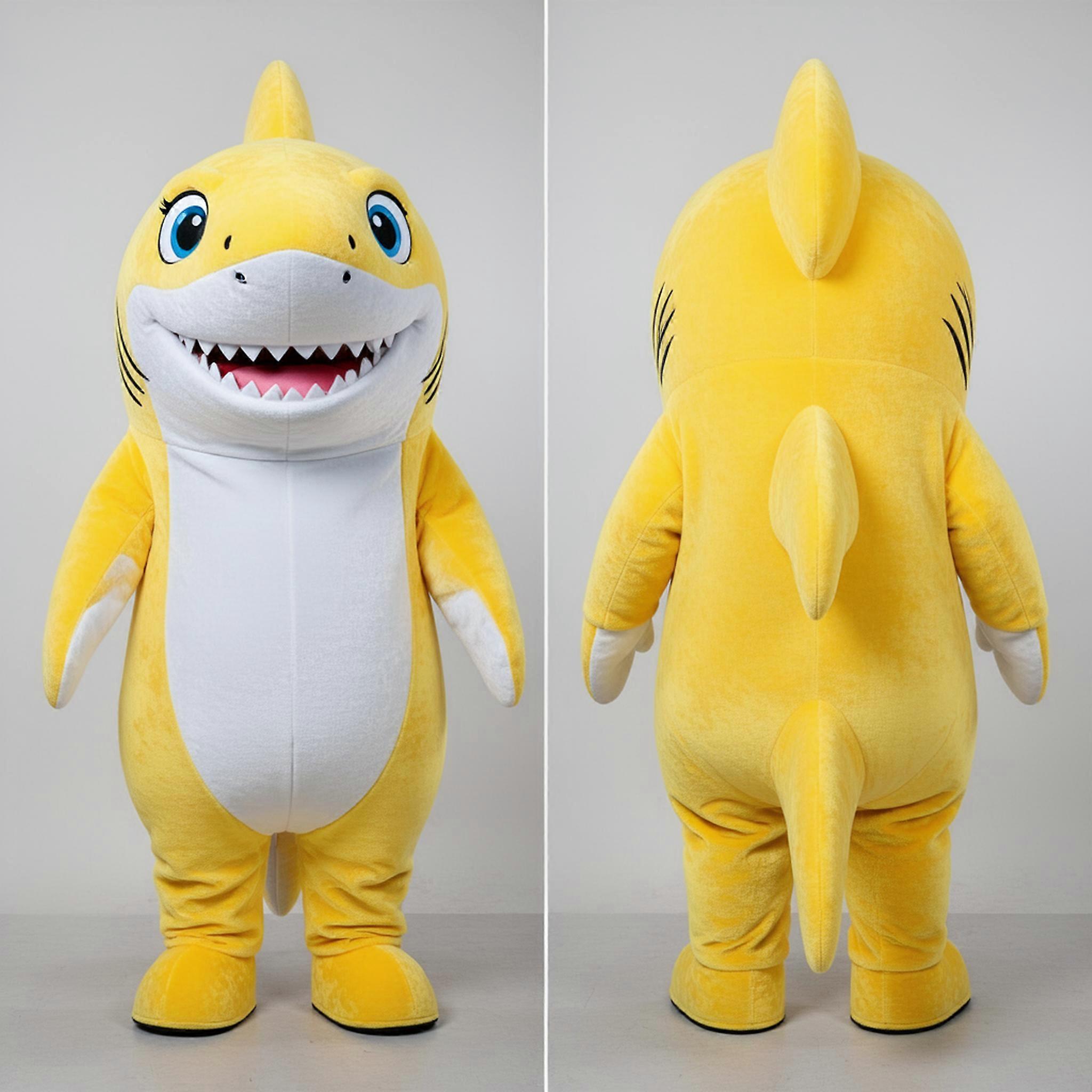 MASTICOT Yellow Friendly Megalodon Mascot