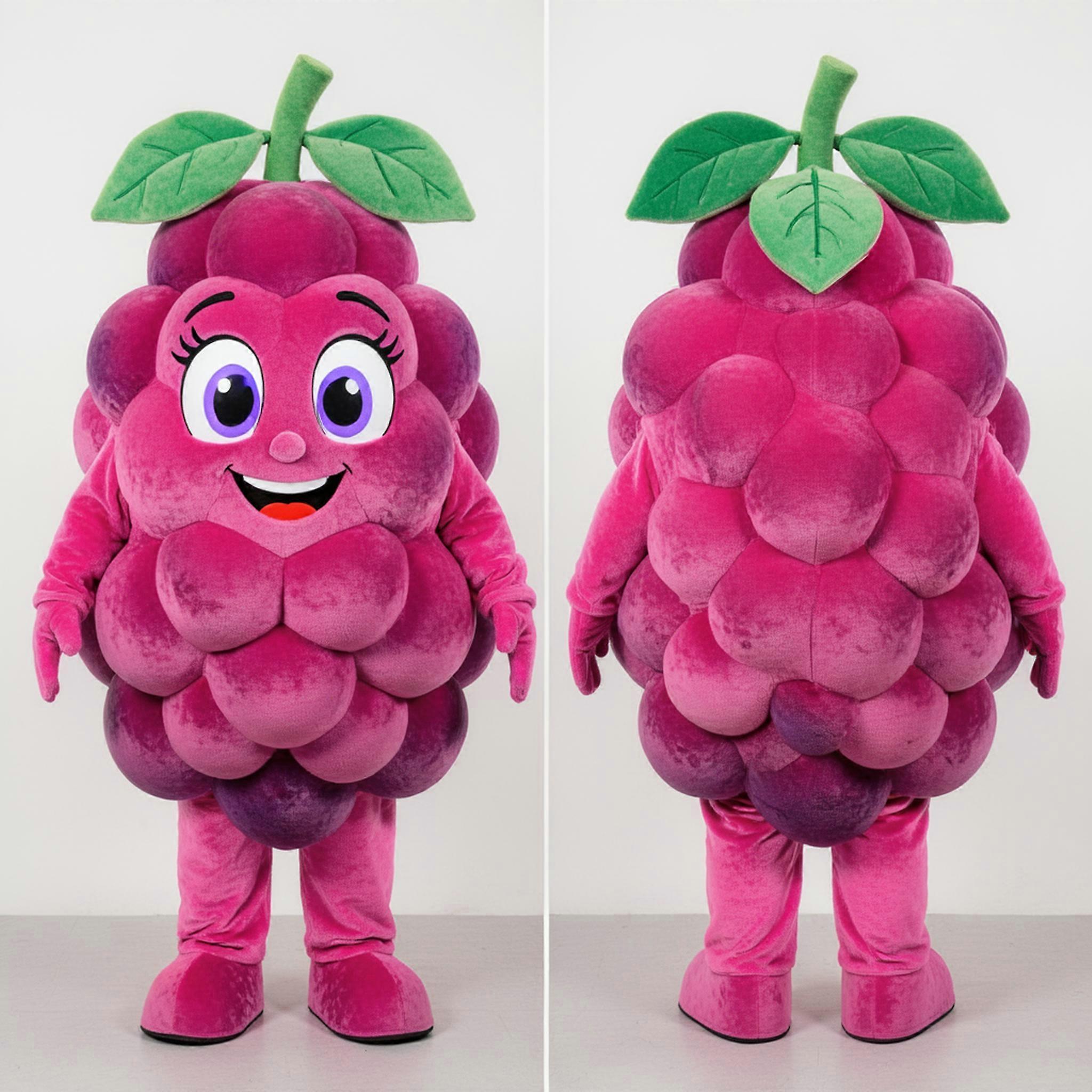 MASTICOT Plump Pink Grape Mascot