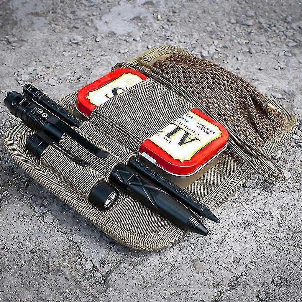 Multifunction Tactical-modular Organizer Insert Bag Edc Mesh Pocket compatible with Key Hold