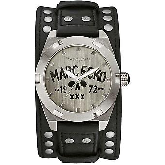 Marc Ecko the Rock Watch for Analog Man Quartz With Cowskin Bracelet E12513G1