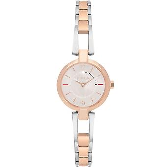 Furla cute Quartz analoge vrouw horloge met R4253106502 roestvrijstalen armband