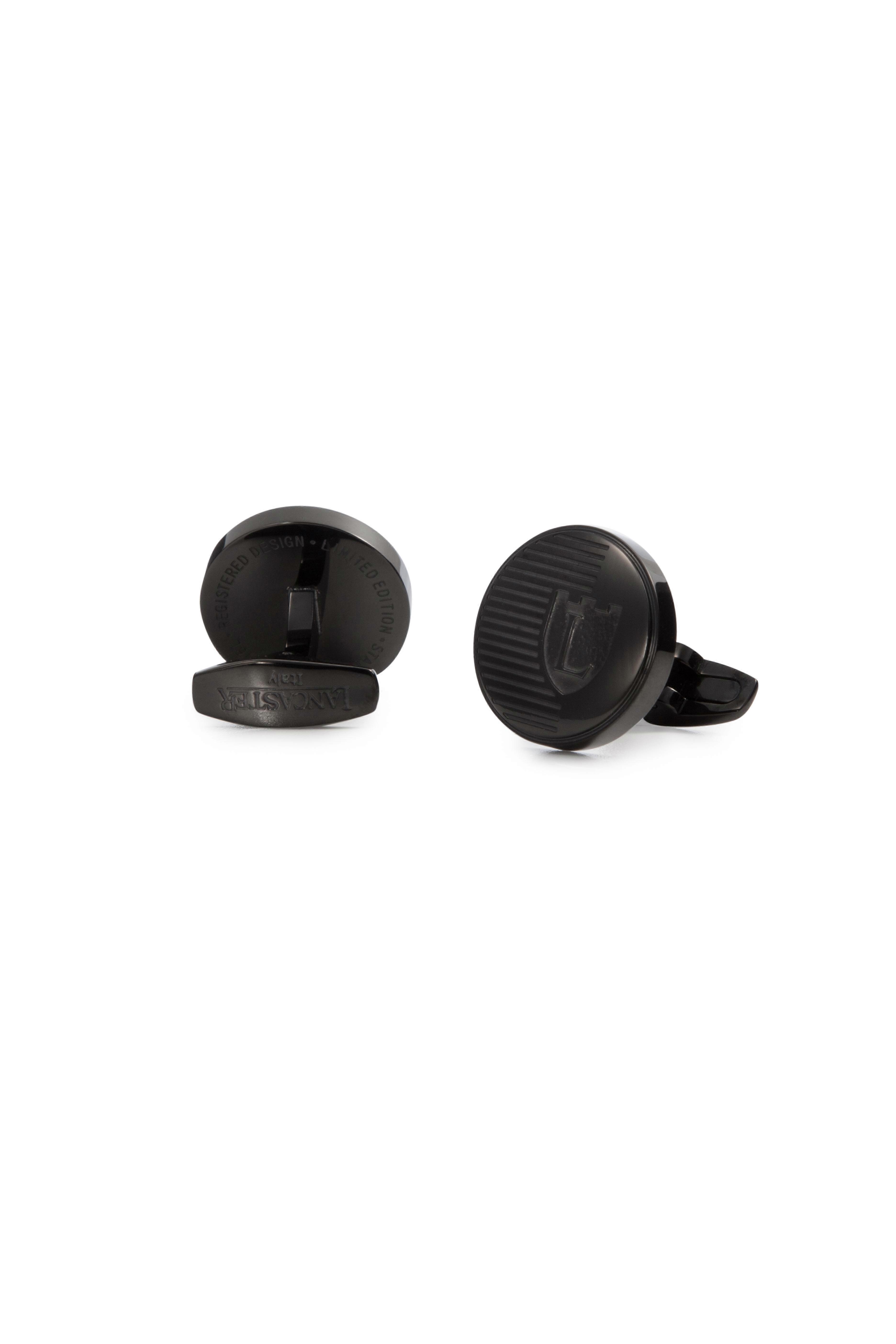 Manchetknapper Lancaster GLA002A-BK 2 cm