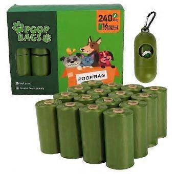 Compact Pet Poop Bags With Holder
