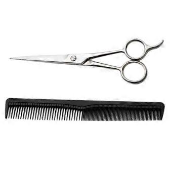 Professional Barber Scissors Stainless Steel Hairdressing Shears with Comb high gradeb
