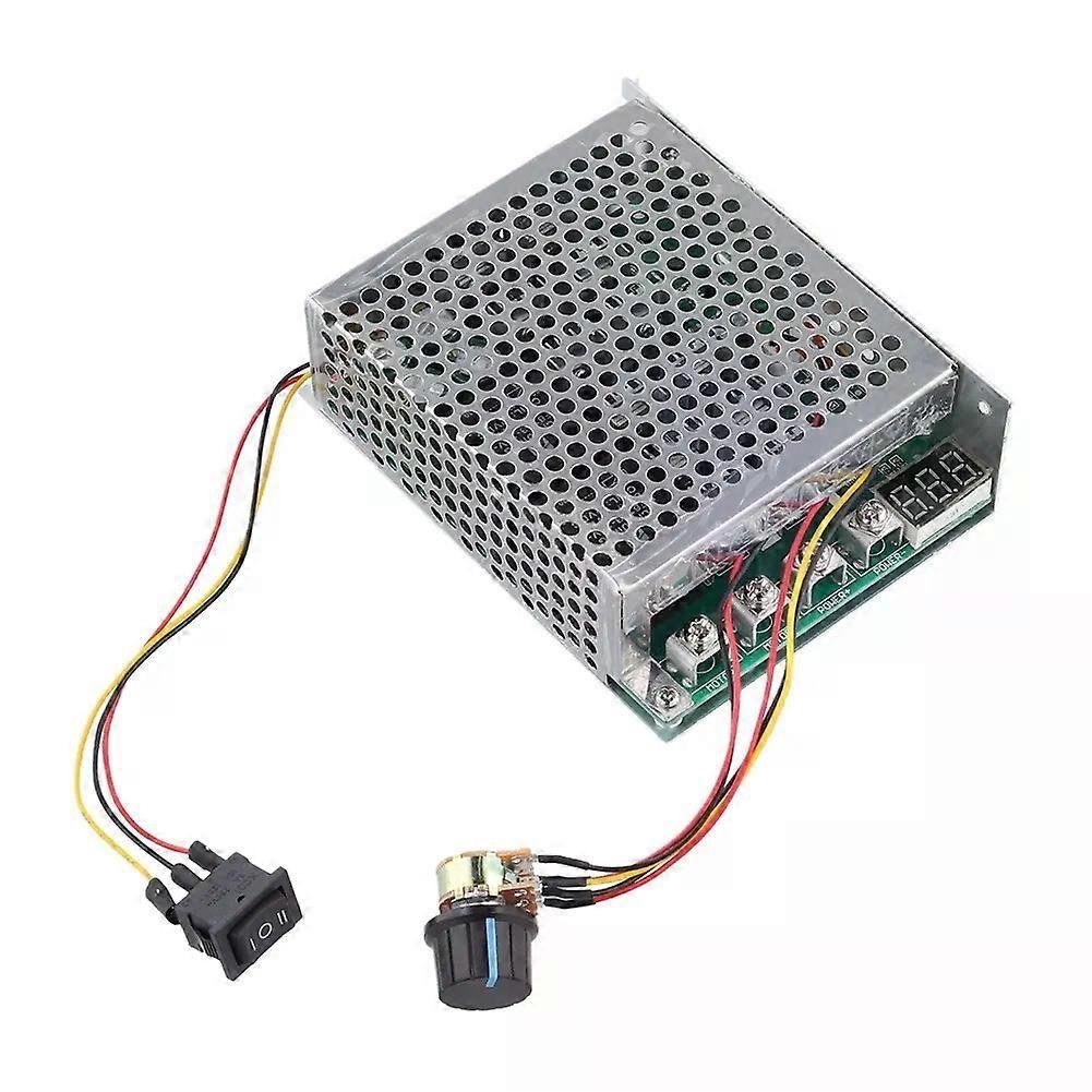 PWM DC Motor Speed Controller 100A -QDSE- Regulating Current DC Speed Controller 12V 24V 48V compatible withward/Reverse Electronic Components