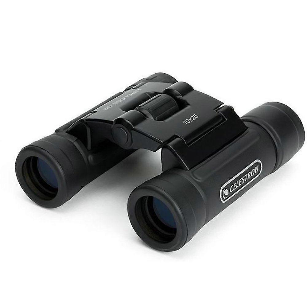 10x25 Compact Binoculars Ergonomic Grip
