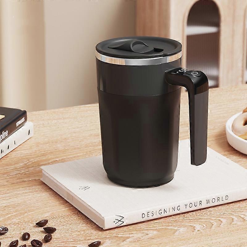 Temp-Display Stirring Mug Portable USB