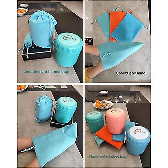 Contenitore per il pranzo bento per bambini con thermos da 236,8 ml, bottiglia d'acqua, per bambini, a prova di perdite, con 4 scomparti, barattolo isolato per alimenti caldi con borsa per il