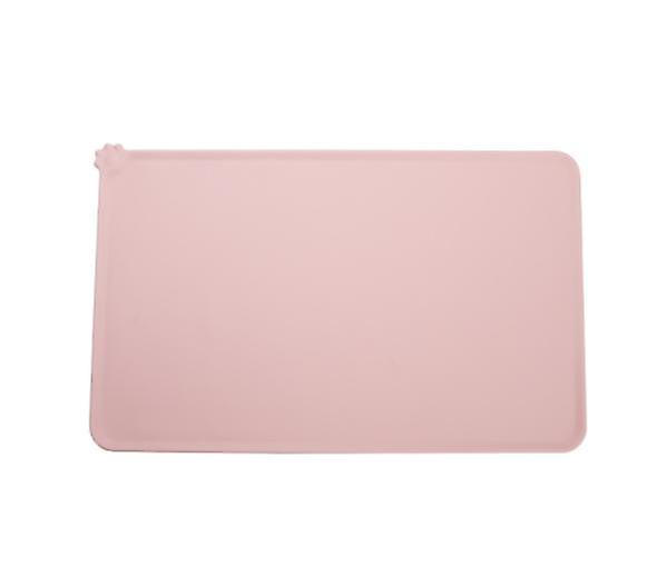 (pink)silicone Pet Placemat