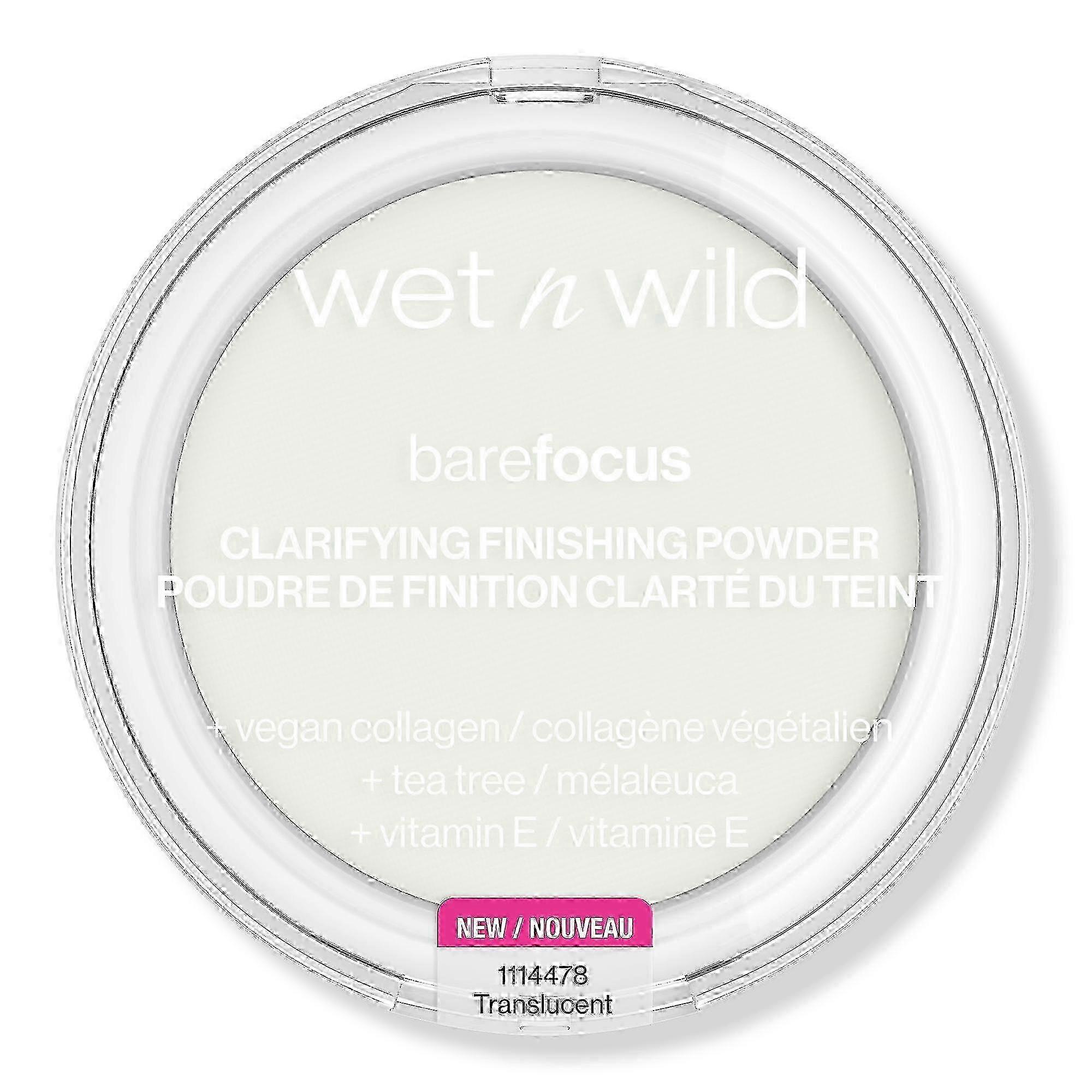 Wet N Wild Bare Focus Clarifying Finishing Powder, Translucent, 0.27 Oz