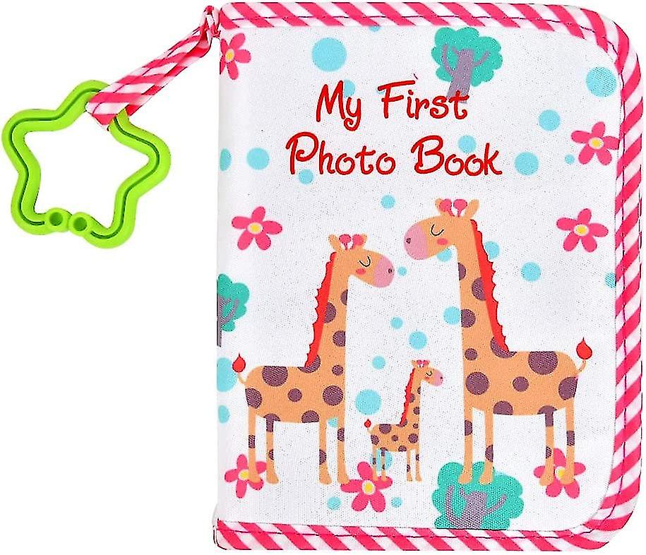 Red Baby Photo Album, 18x14x1.5cm, Album Made Of Fabric With 10 Pages Of Pockets For 8 Photos In Format From 12 Months