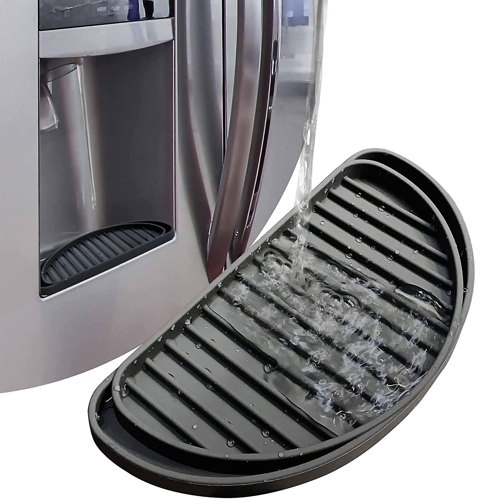 Ny Mini Kylskåp Droppbricka Catcher, Kylskåp Droppbricka Skyddar Is Och Vattendispenser Rektangulär Pan