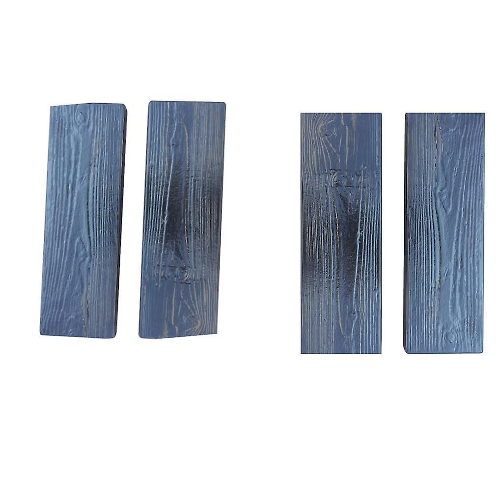 4 قطع قالب خشبي يخطو حجر الخرسانة العفن