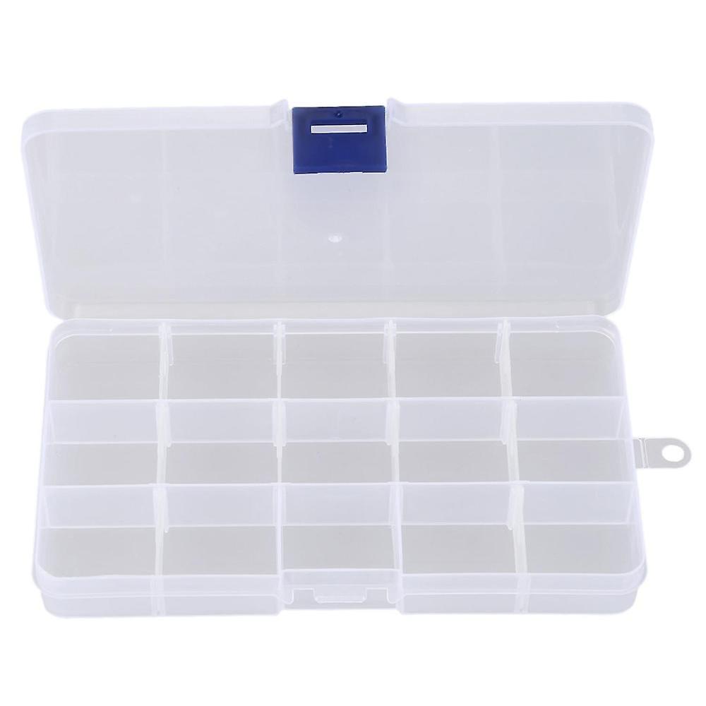 Electronic Components 15 Slots Detachable Plastic Cases Boxes