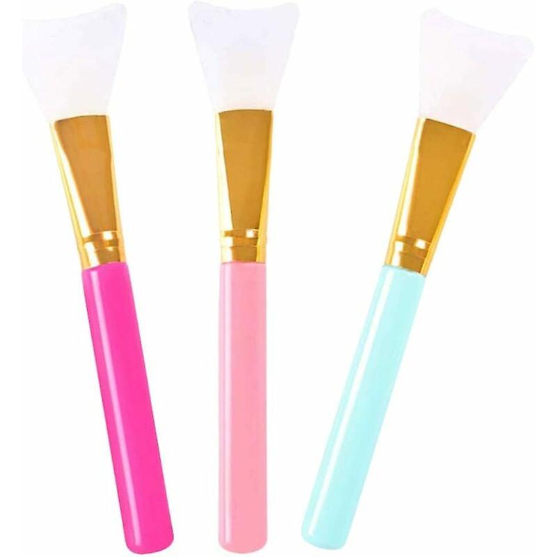 Makeup Brushes 3 Pieces Silicone Face Mask Brushes,