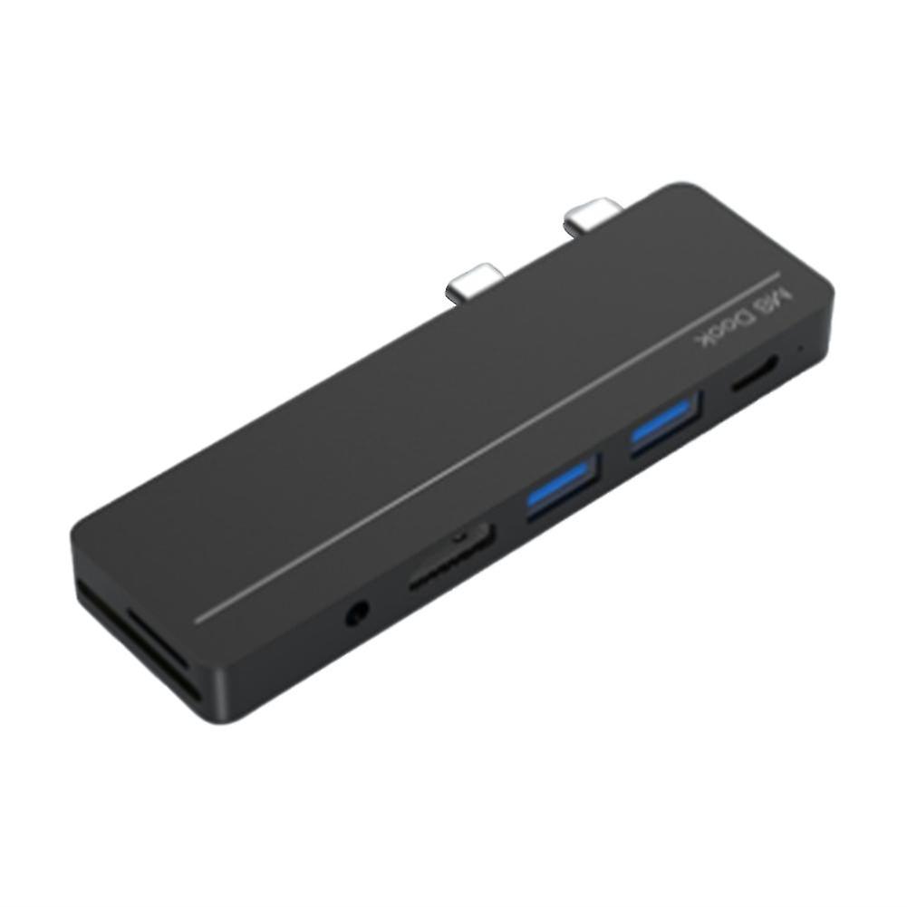 Type-c Adapter Hub Dock For Surface Pro X/pro8 Usb Docking Station -compatible Data Transmission Fa