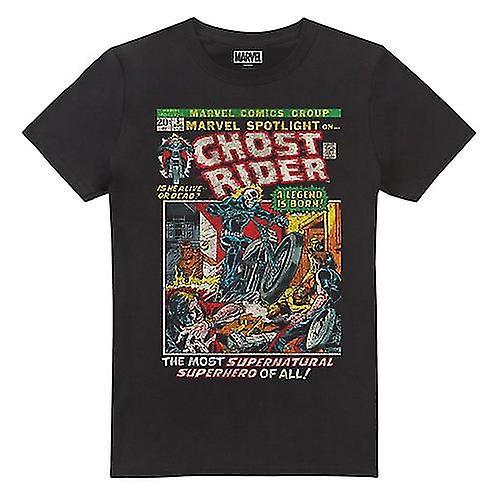 Marvel Mens Ghost Rider Is Born T-Shirt