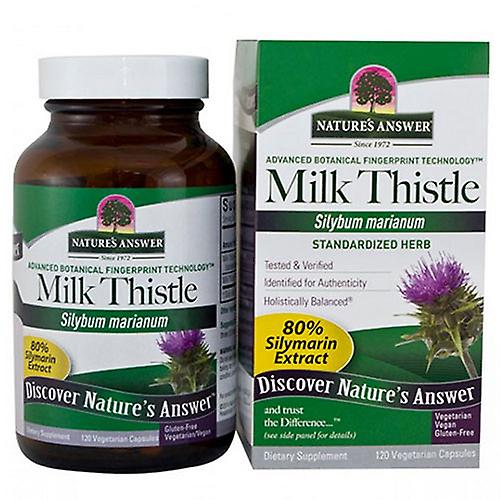 Nature's Answer Milk Thistle Seed Standardized, 120 Vcaps (Pack of 1)
