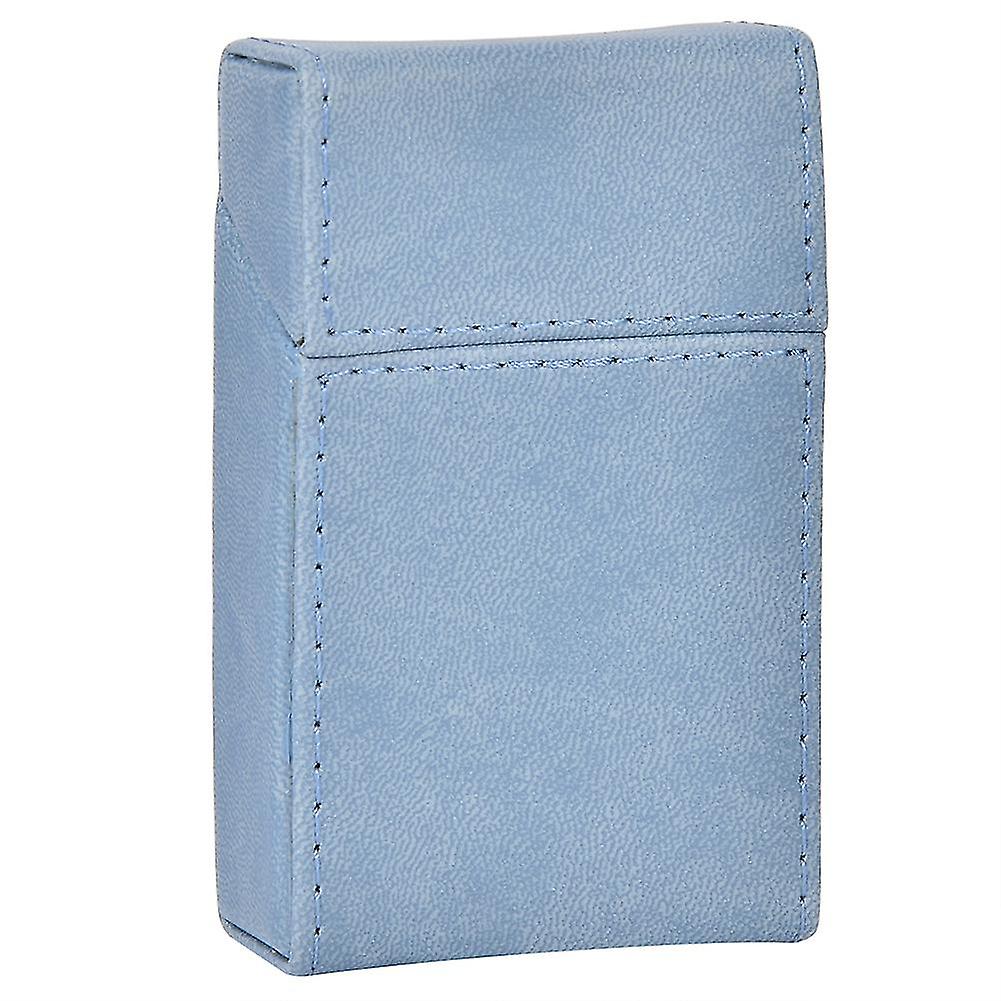 Portable Cigarette Box Storage Case for 20pcs Cigarettes Light Blue, Elegant Style Protective Container Slim and Durable