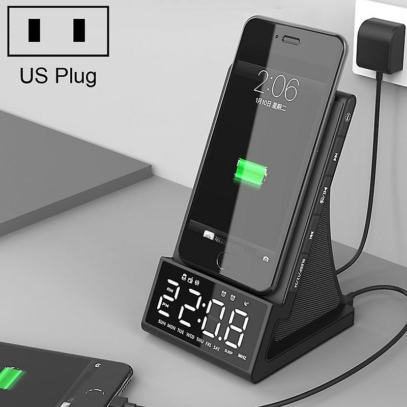 Wireless Charging Bluetooth Speaker , Specification: US Plug US Plug