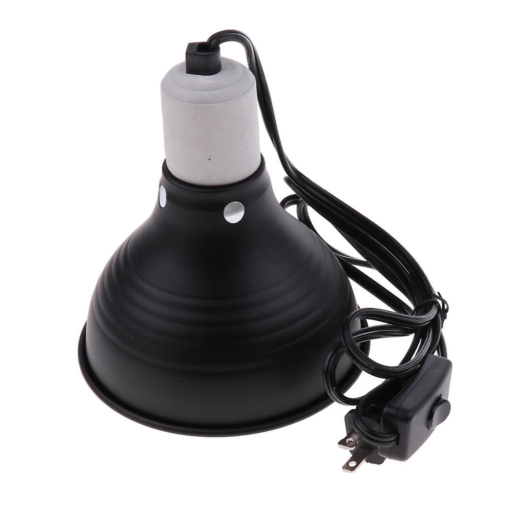 E27 Pet Reptile Ceramic Heating Light UVA UVB Bulb Lamp Holder US Plug