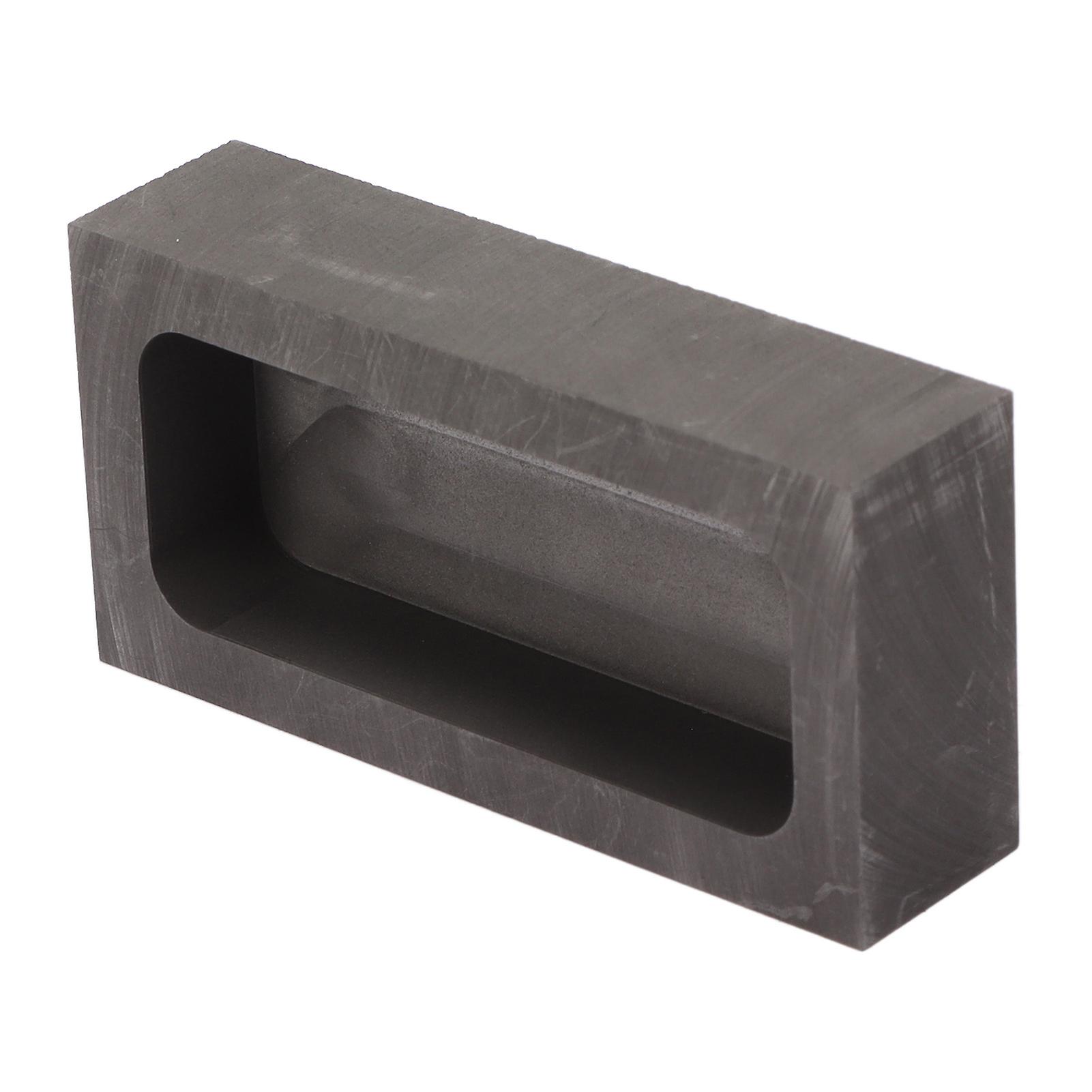Graphite Ingot Mold Rectangular Refining Mold for Melting Casting Metals Jewelry 10ml 