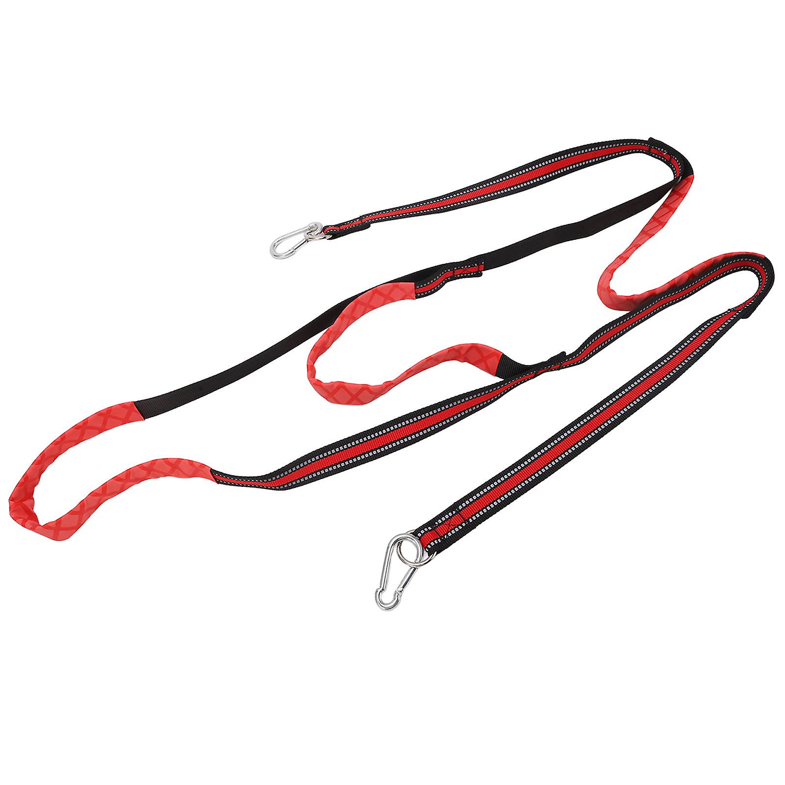 Marine Rope Ladder 3 Steps Foldable Detachable Anti Slip Nylon Red Detachable Boat Rope Ladder for Inflatable Boat