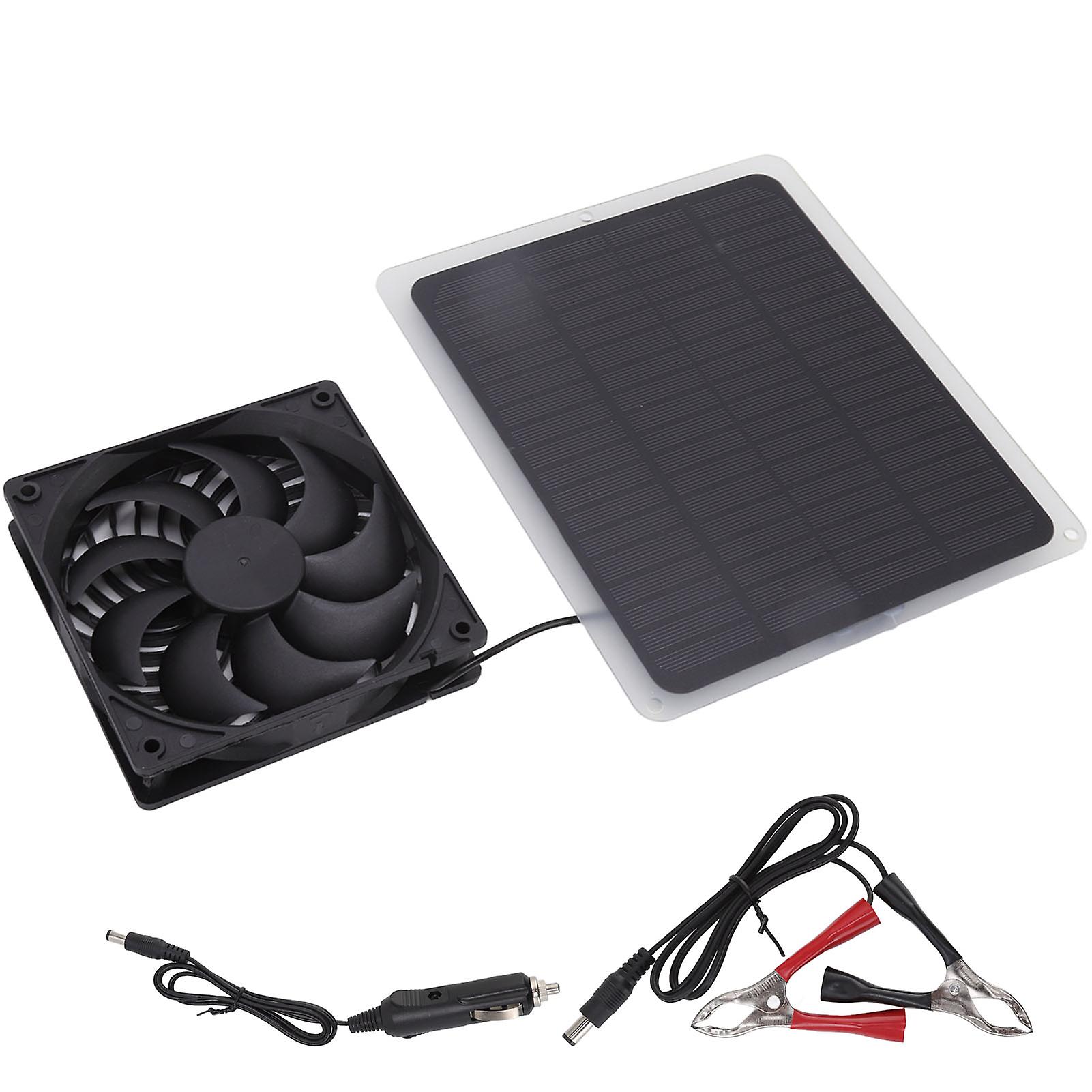 Portable Solar-Powered Ventilator with Monocrystalline Panel