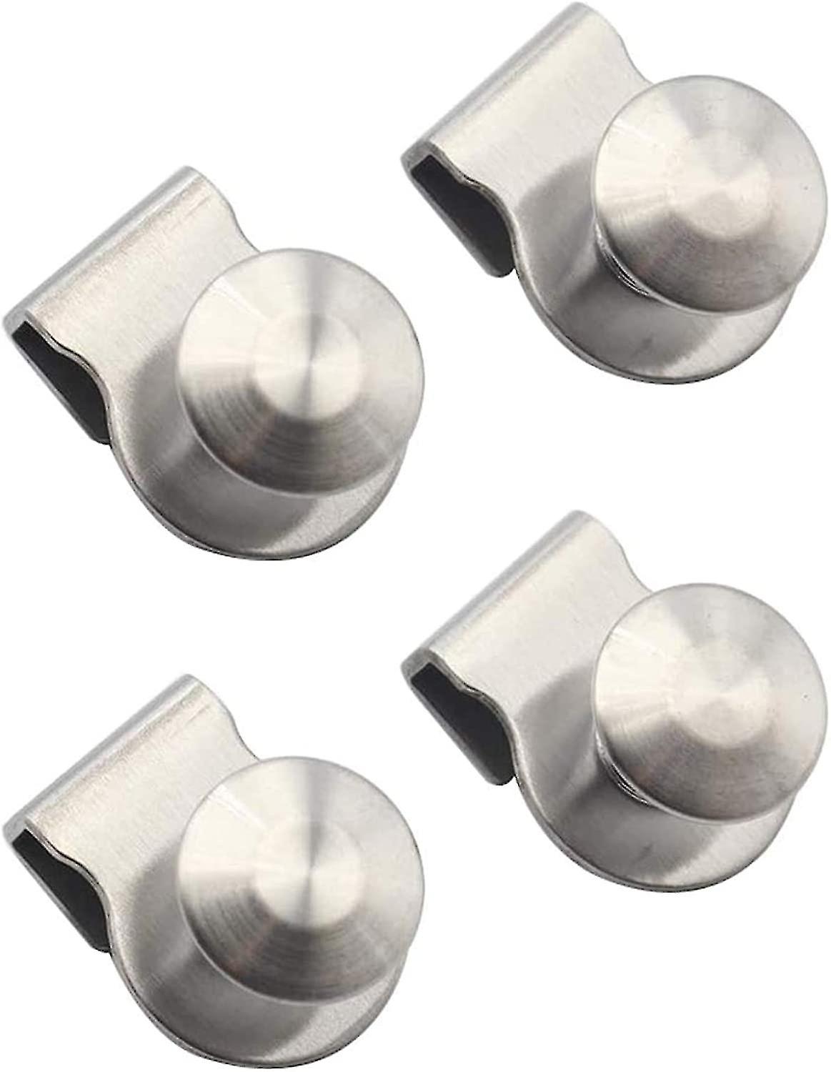 ステンレス製スナップオンガラスドアハンドルガラスドアハンドルホームオフィス用5-8mm引き出しハンドル