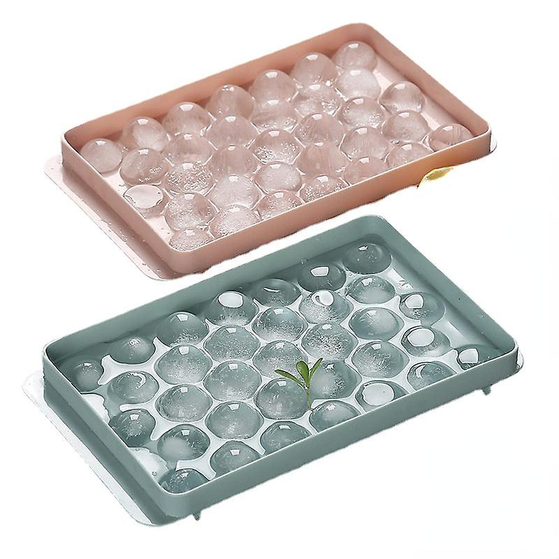 Ice Cube Trays Moids Frozen Storage Containers For Chocolate Cold Drinks 33 Grid Ball With Lid