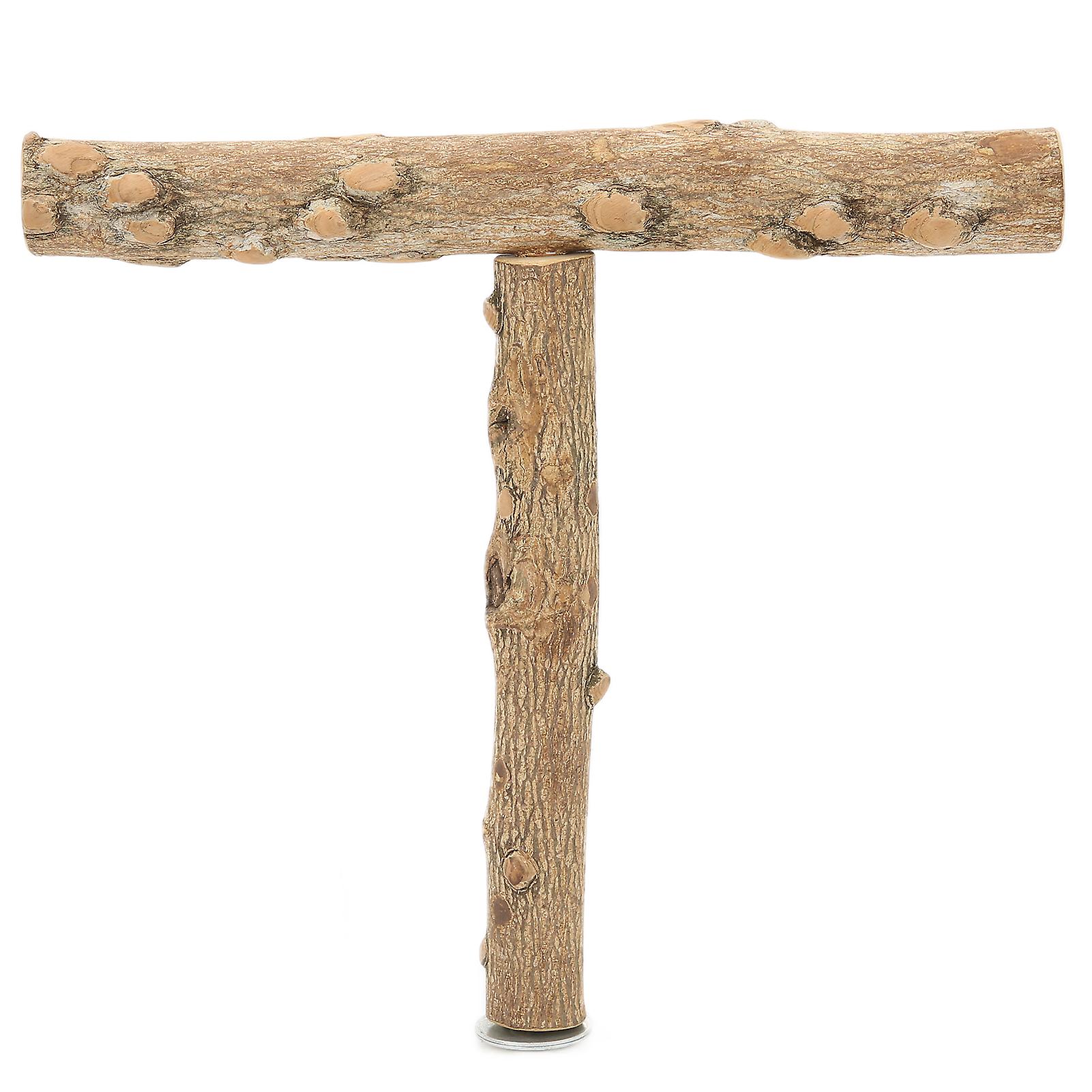 Bird Stand Tabletop Parrots TShaped Training and Playing Stand for Small and Medium Parrots(S )