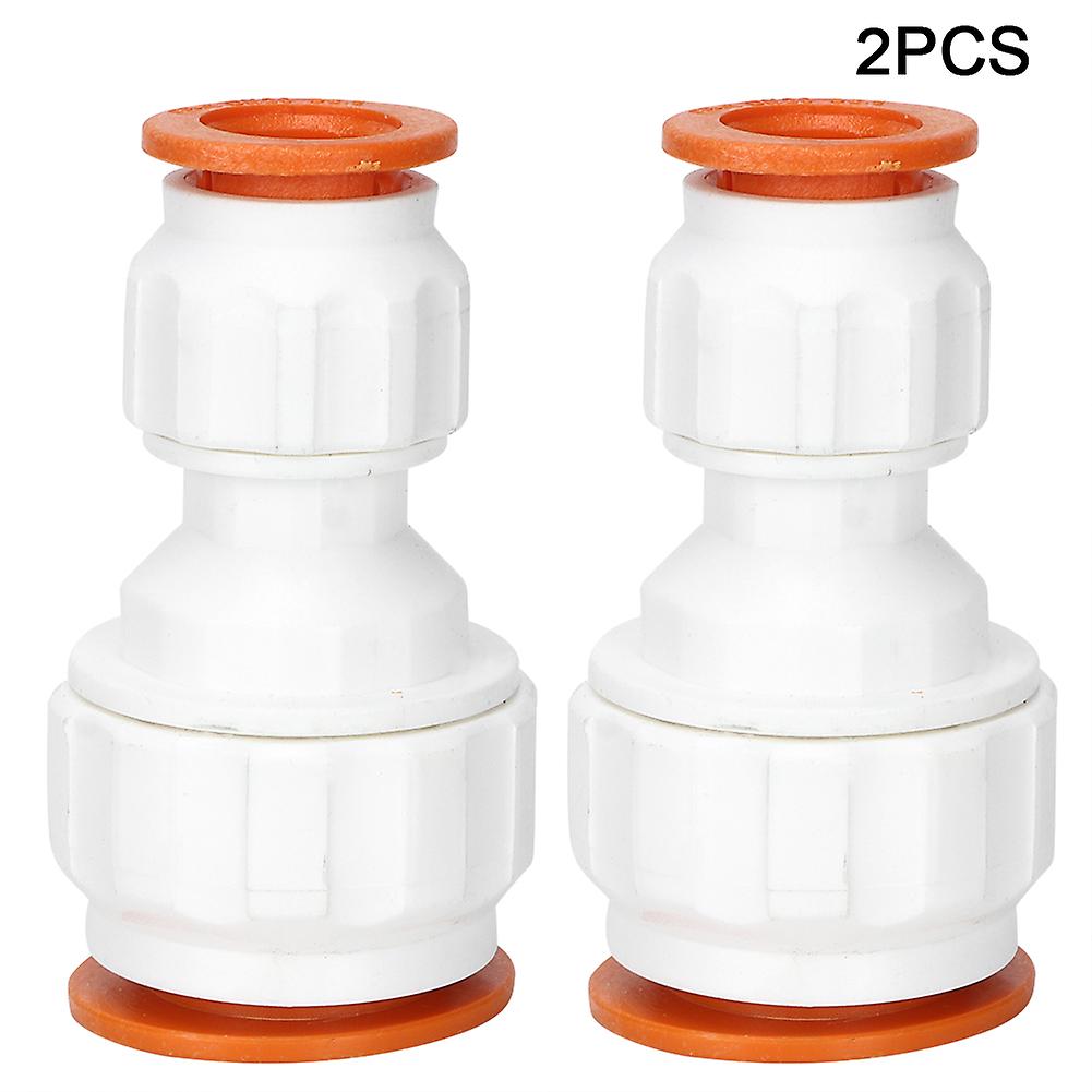 2Pcs PPR Plastic Pipe Adapter Accessories  Water Pipe Connector Straight Fitting