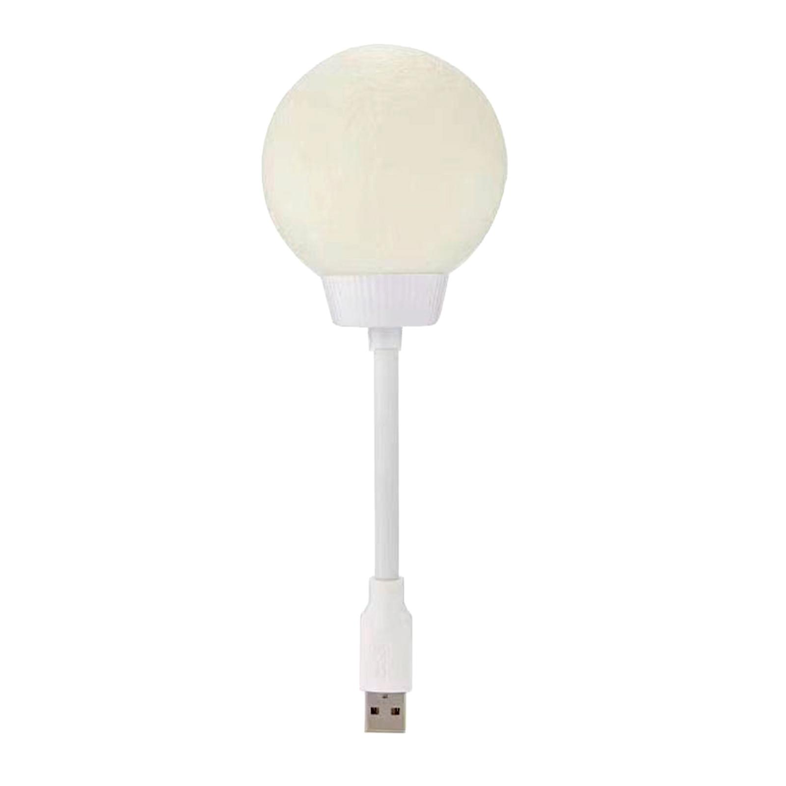 USB Plug-In Moon Shaped Voice Controlled Night Light Multi-Purpose Rotatable Night Light for Home Kitchen