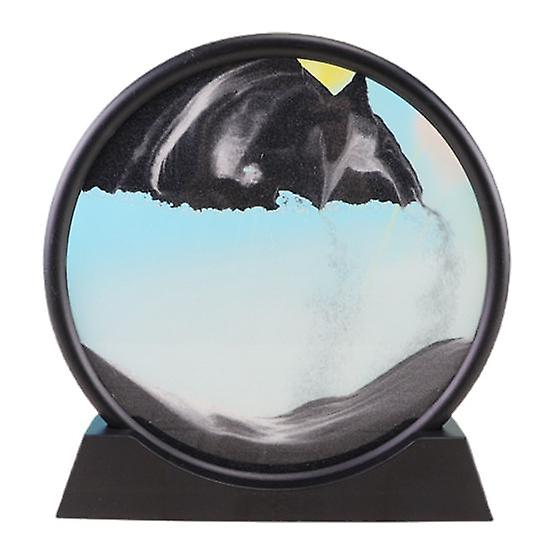 Moving Sand Art Picture Widely Applied Delicate Sturdy Practical 3D Motion Display Flowing Sand Frame Home Decor