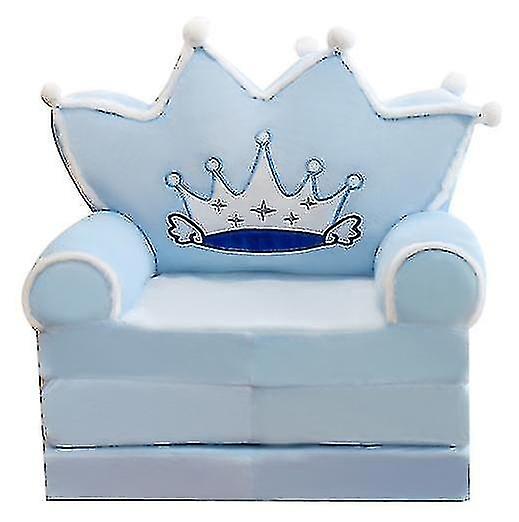 Foldable children's sofa, plush children's sofa back armchair bed