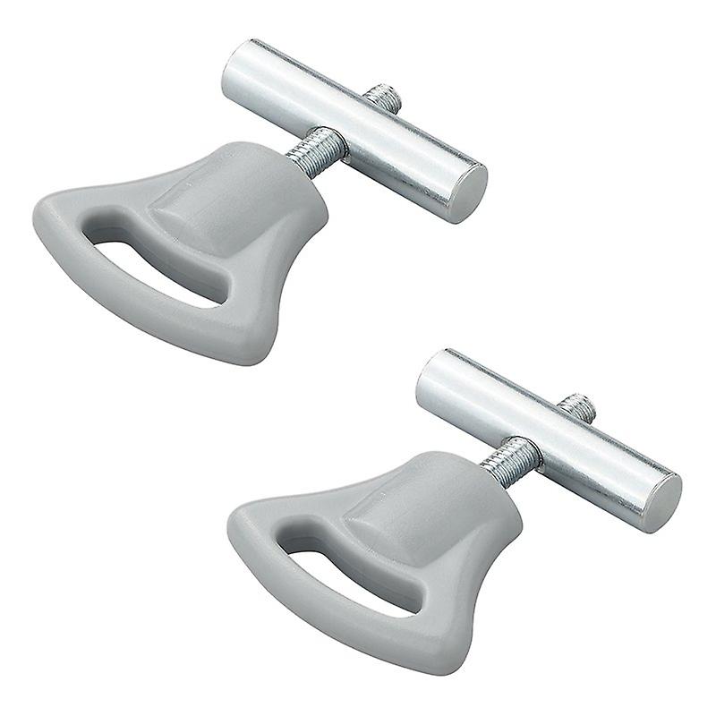 Awning rail stopper with plastic button 8-10mm - set of 2