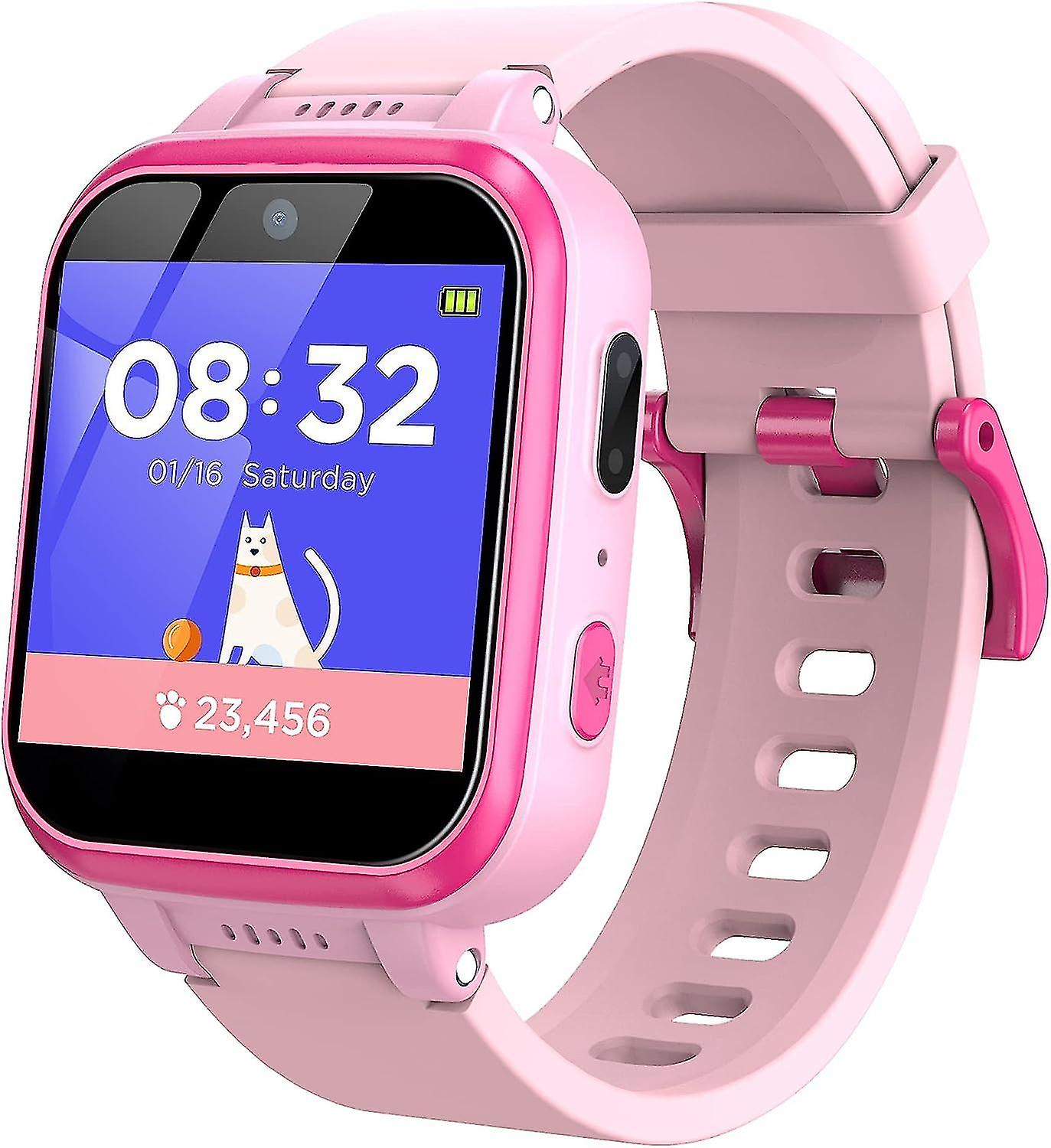 Smart Watch For Kids With Camera, Music Player, Games, Alarm Clock, Pedometer Watch With Activity Tr (hs)