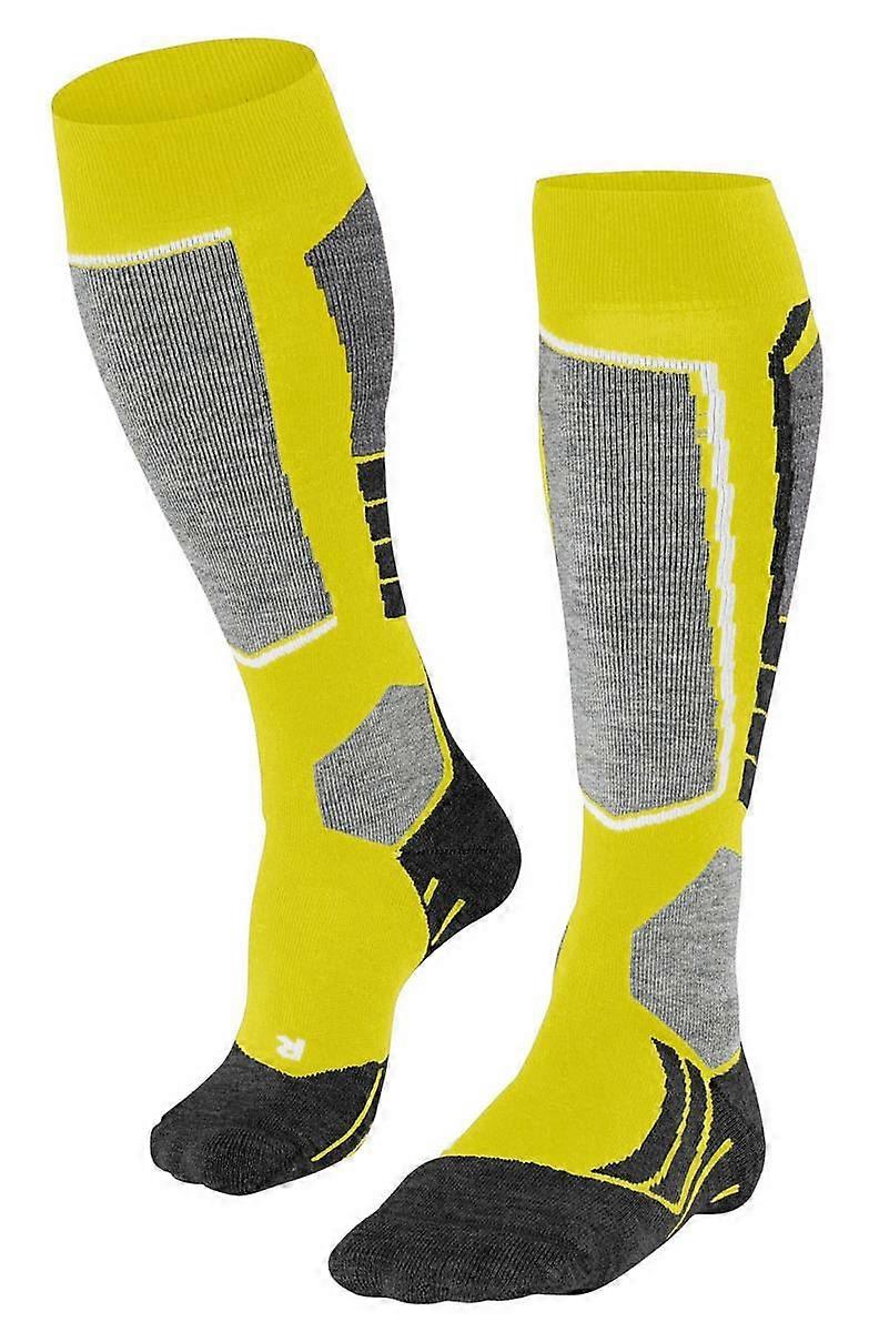 Falke SK2 Intermediate Skiing Knee-High Socks - Limelight Yellow