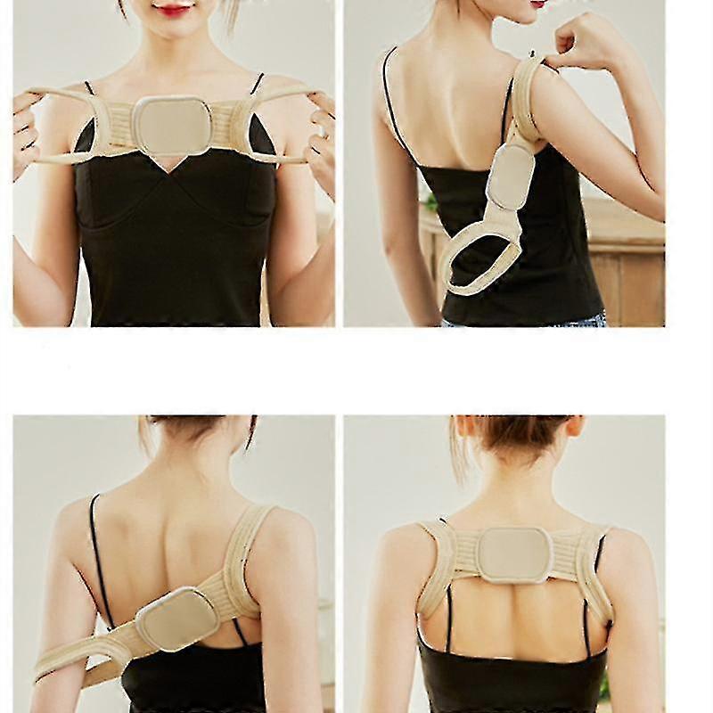 2pack Back Brace Posture Corrector - Améliore la posture et fournit un soutien lombaire Confortable Scoliose dos Humpback Correction Belt Adjustabl